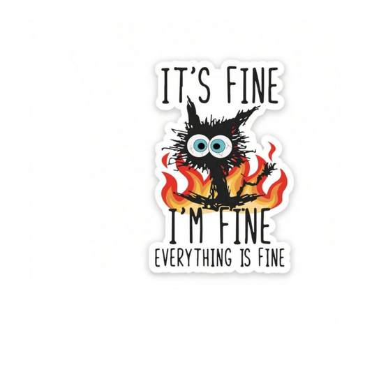 I'm Fine Sticker