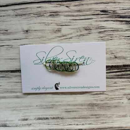 Silver Siren Stitch Markers