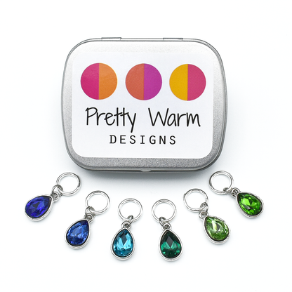 Pretty Warm Stitch Markers With Tins