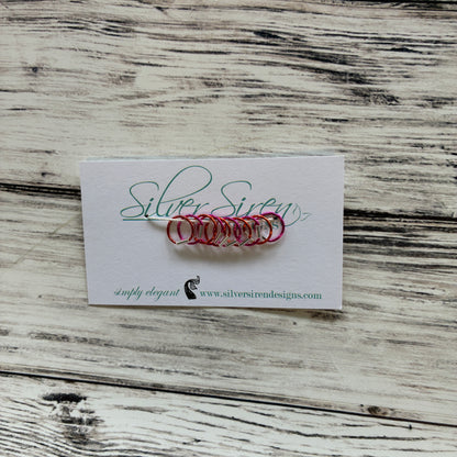 Silver Siren Stitch Markers