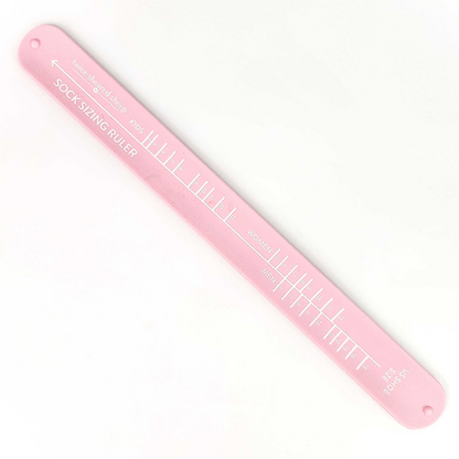 Twice Sheared Sheep Sock Sizing Ruler