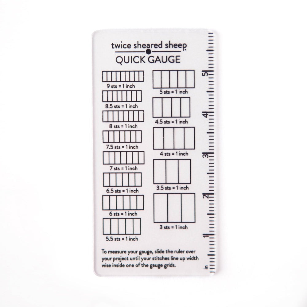 Twice Sheared Sheep Quick Gauge Ruler