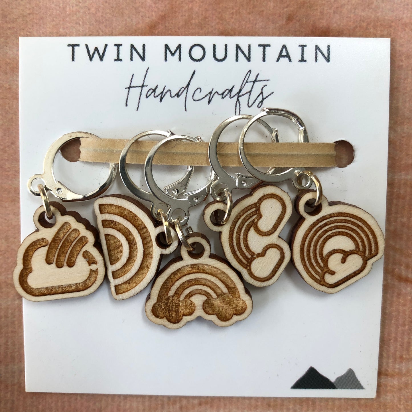 Twin Mountain Handcrafts Stitch Markers Open Rings