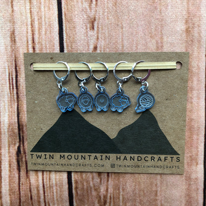 Twin Mountain Handcrafts Stitch Markers Open Rings