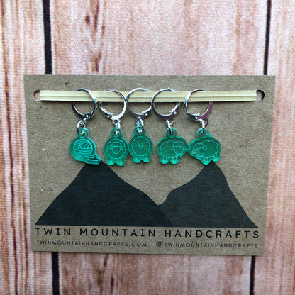 Twin Mountain Handcrafts Stitch Markers Open Rings