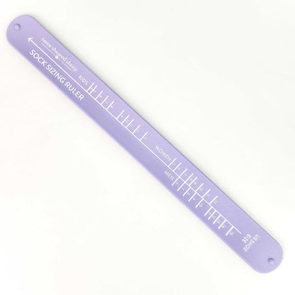 Twice Sheared Sheep Sock Sizing Ruler