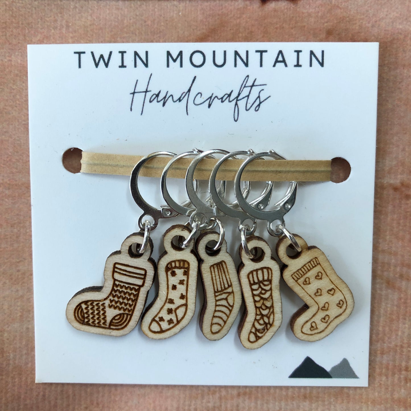 Twin Mountain Handcrafts Stitch Markers Open Rings