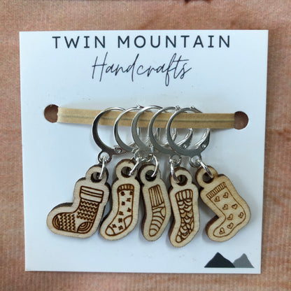 Twin Mountain Handcrafts Stitch Markers Open Rings