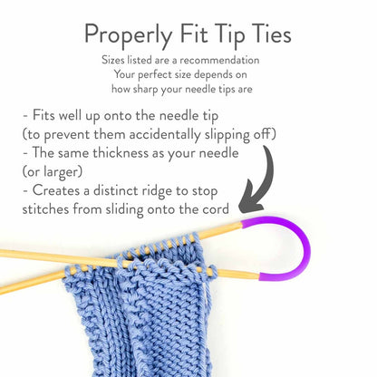 Twice Sheared Sheep Tip Ties - Point Protectors