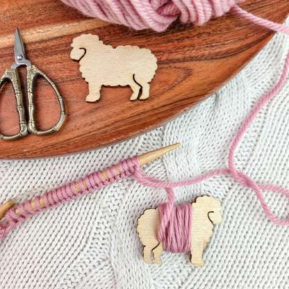Twice Sheared Sheep Yarn Bobbins - End Minders