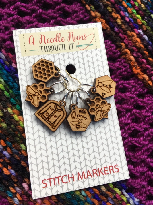 Beekeeper Stitch Markers