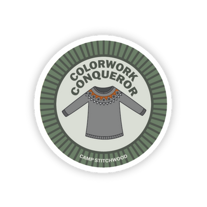Camp Stitchwood Merit Badge Stickers
