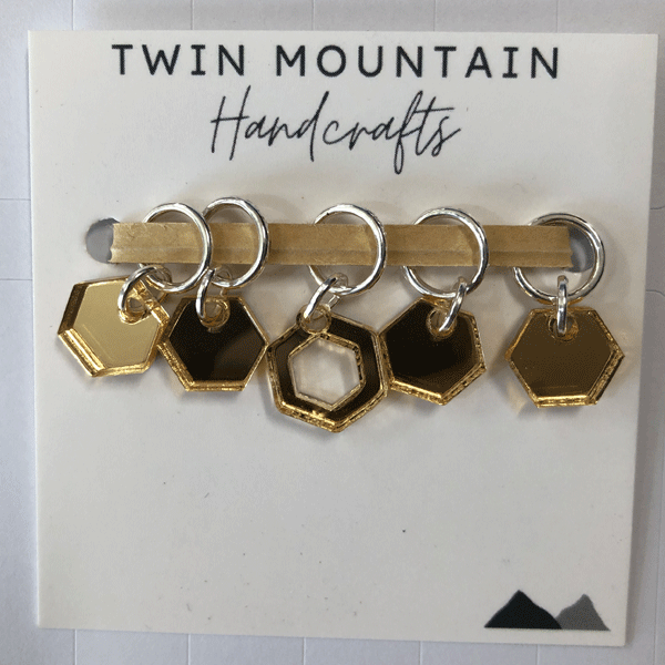 Twin Mountain Stitch Markers Closed Ring