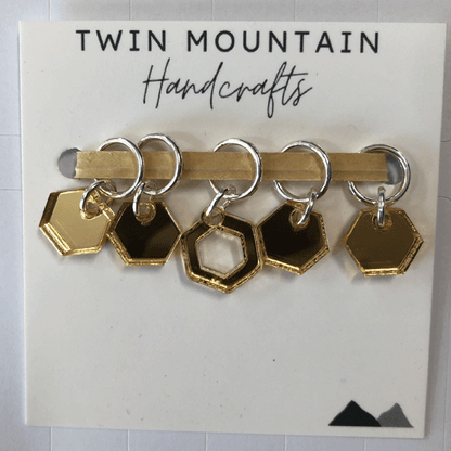 Twin Mountain Stitch Markers Closed Ring