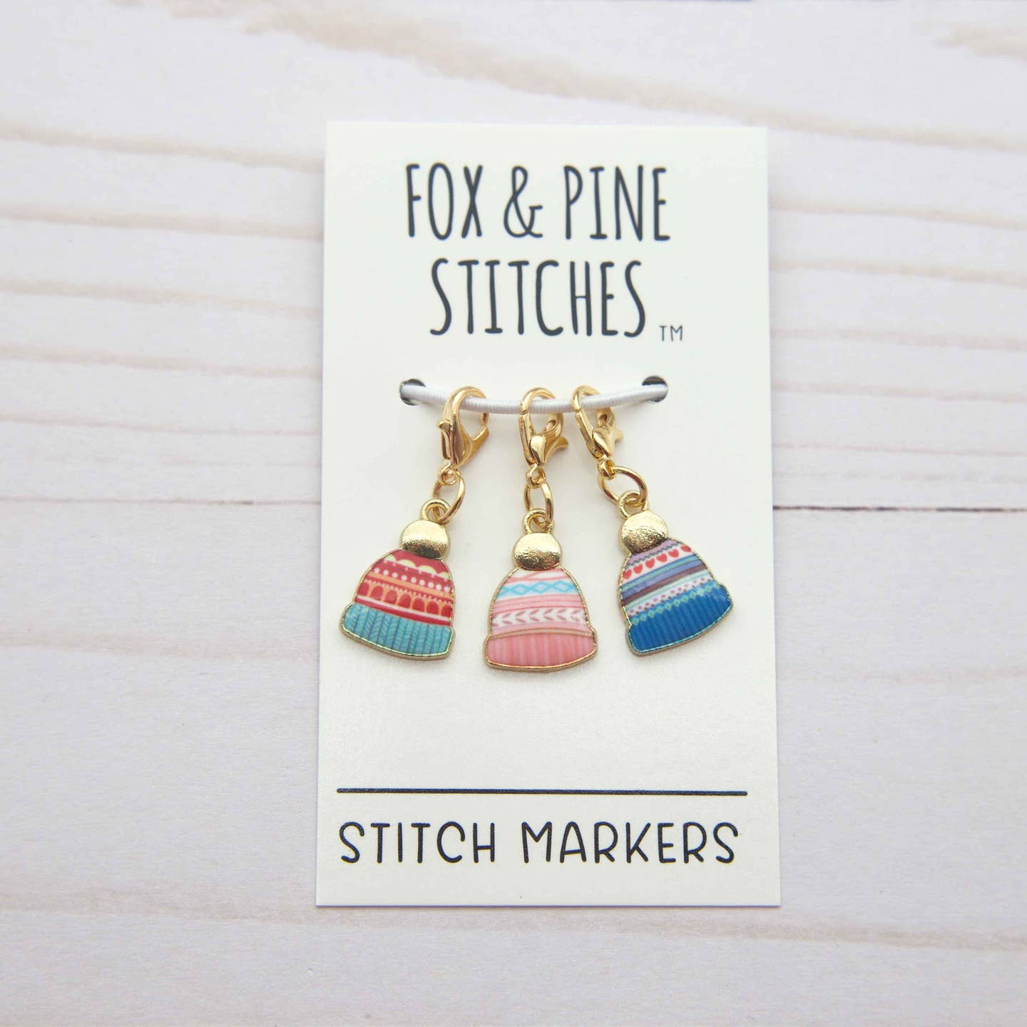 Fox & Pine Fair Isle Stitch Markers