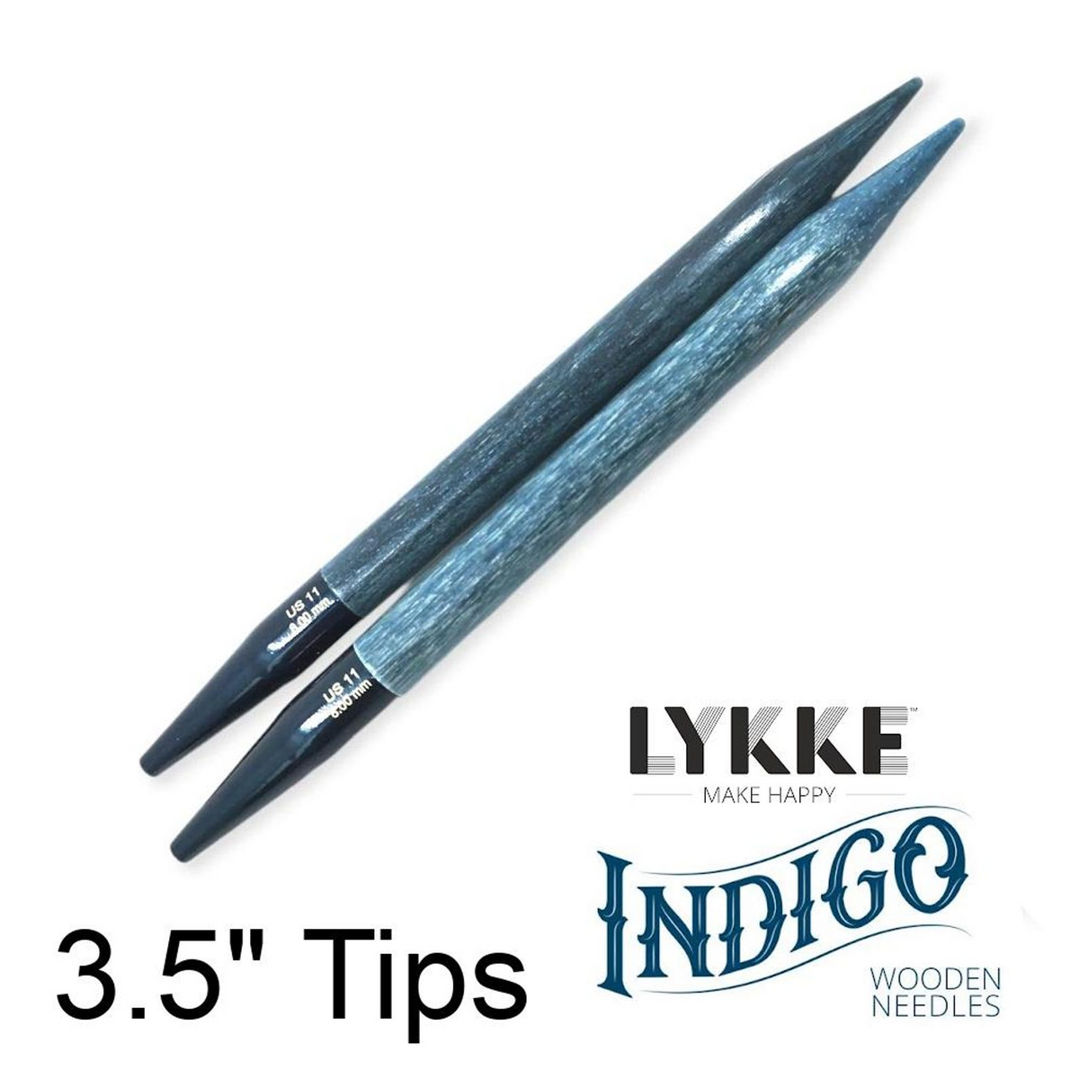 Lykke Indigo Interchangeable Needle Tips 3.5"