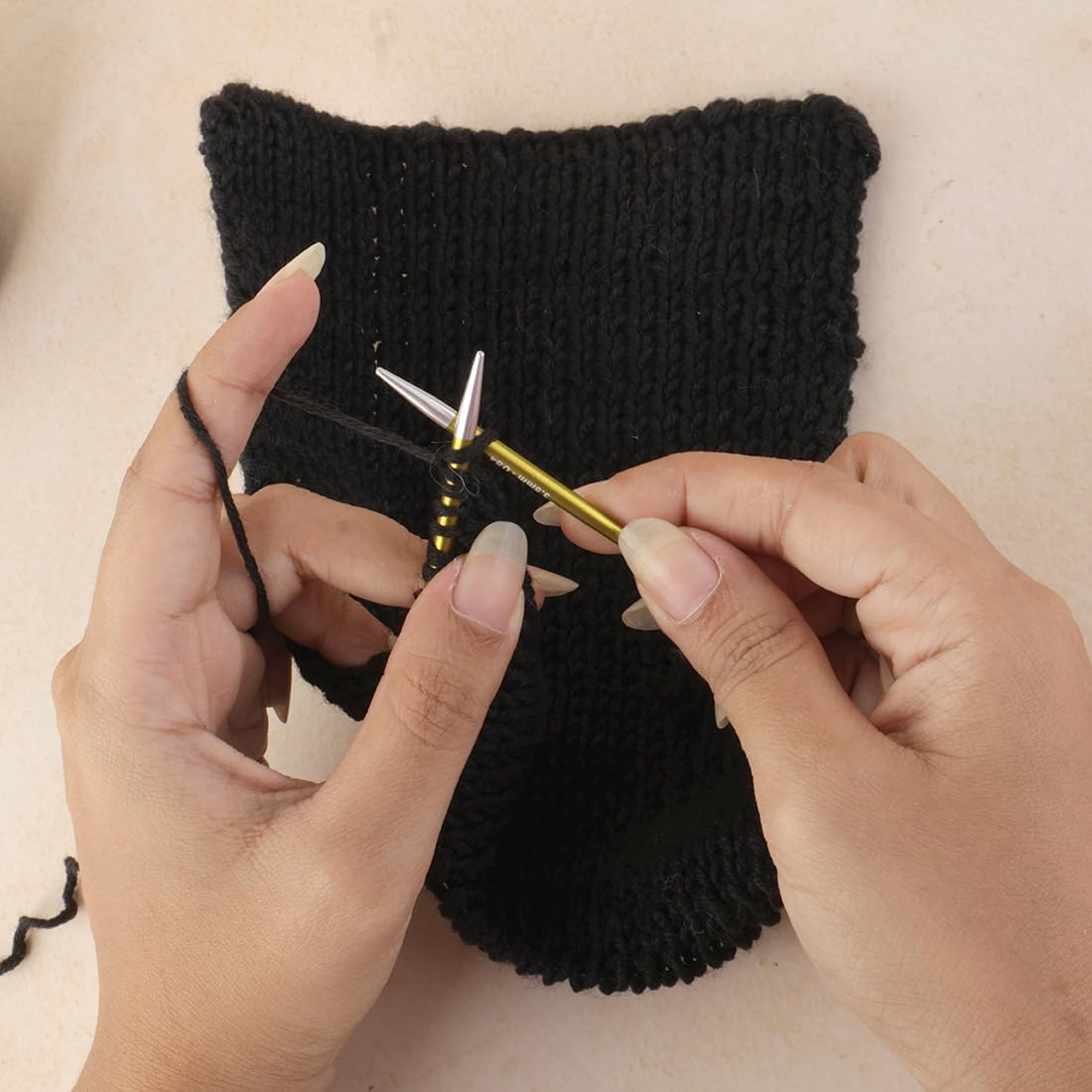 Knit Pro Zing Fixed Circular 10” Asymmetrical