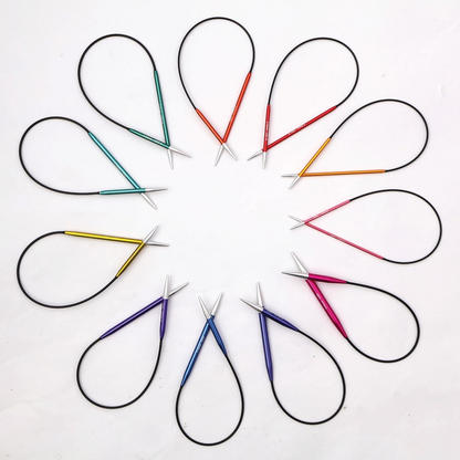 Knit Pro Zing Fixed Circular 10” Asymmetrical