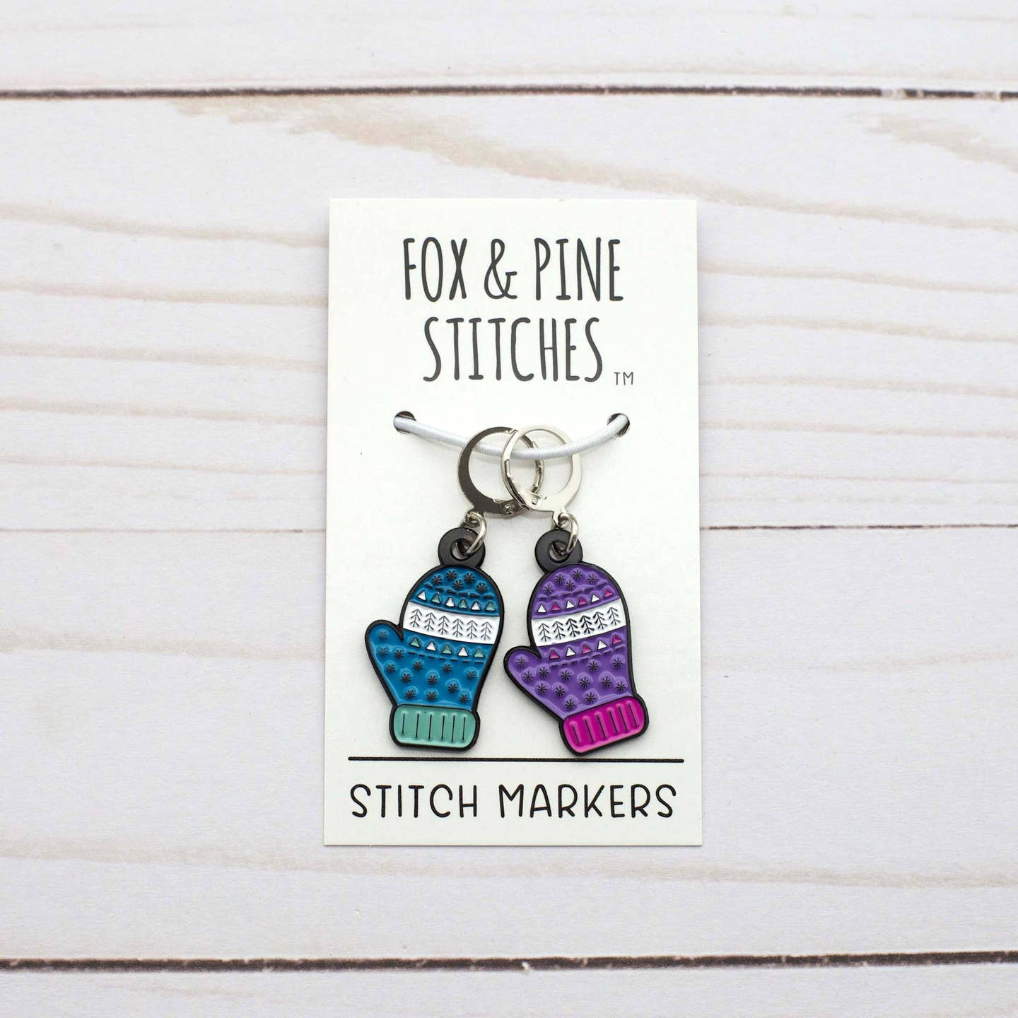 Fox & Pine Crochet Stitch Markers