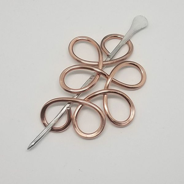 Silver Siren Shawl Pins
