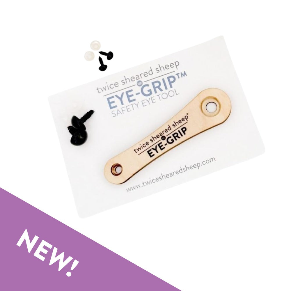Twice Sheared Sheep Eye Grip Amigurumi Safety Eye Tool