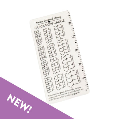 Twice Sheared Sheep Quick ROW Gauge Ruler