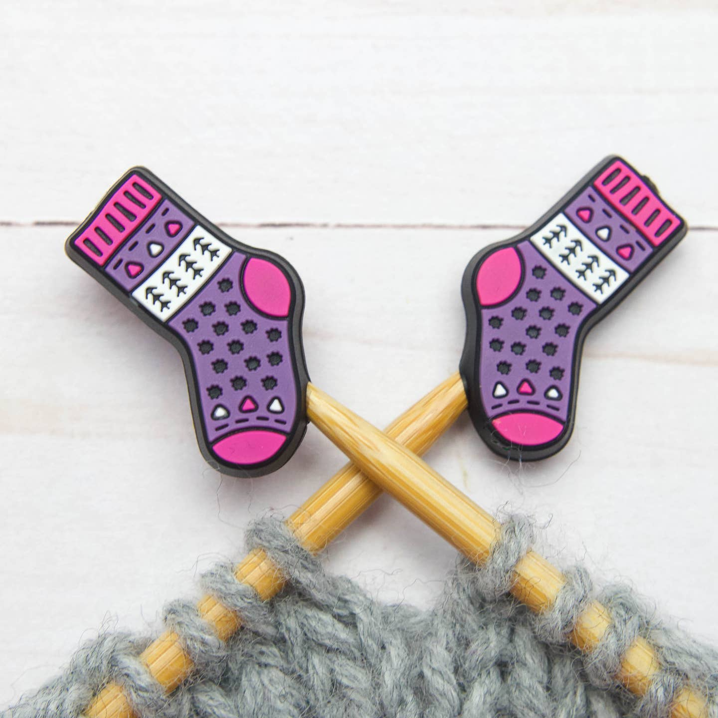 Fox & Pine Stitch Stoppers