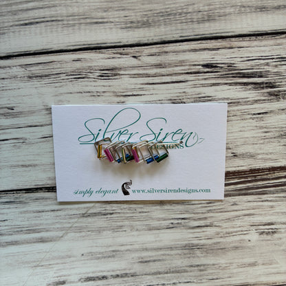Silver Siren Square Stitch Markers