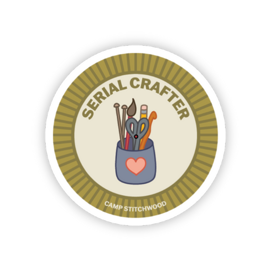 Camp Stitchwood Merit Badge Stickers