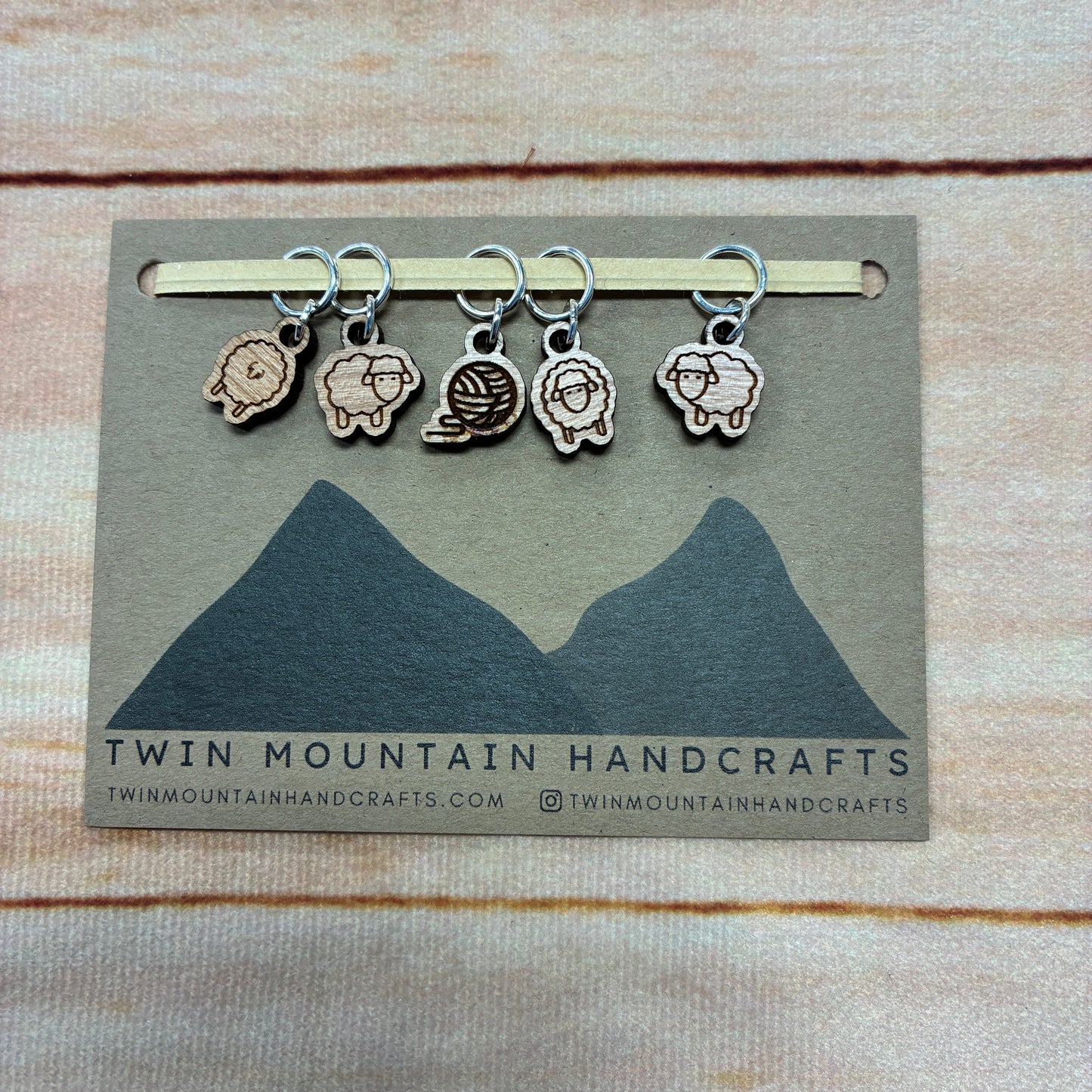 Sides of a Sheep Stitch Markers