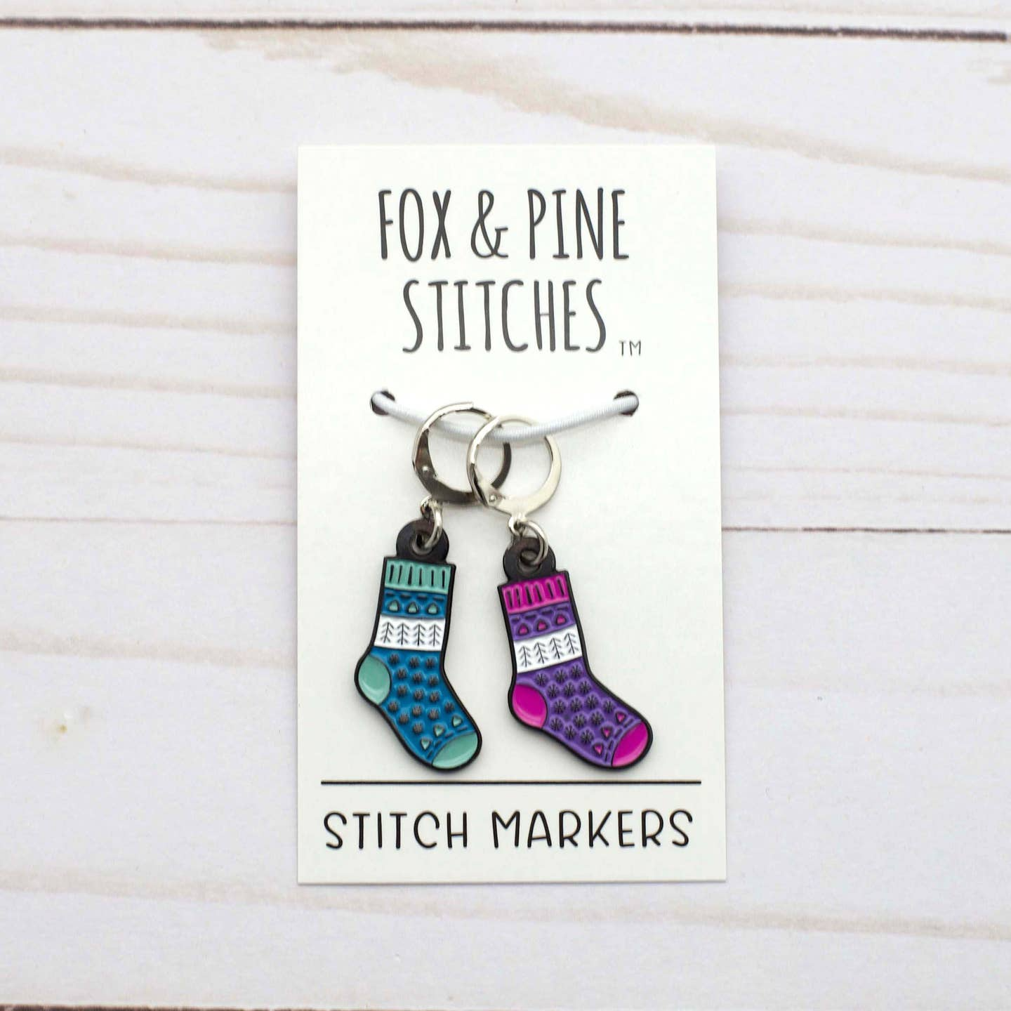 Fox & Pine Crochet Stitch Markers