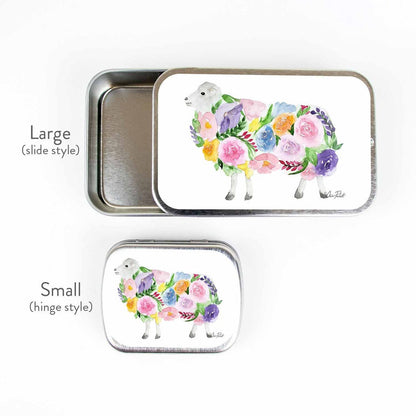 Twice Sheared Sheep Stitch Marker Storage Tins