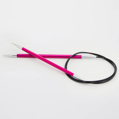 Knit Pro Zing Fixed Circular 32"