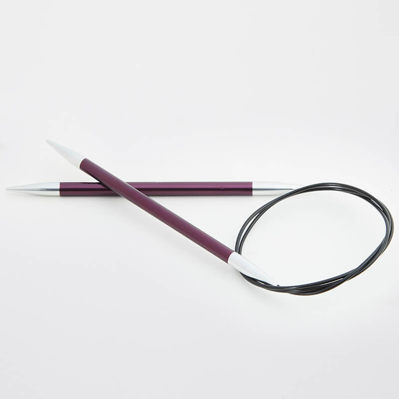 Knit Pro Zing Fixed Circular 40"